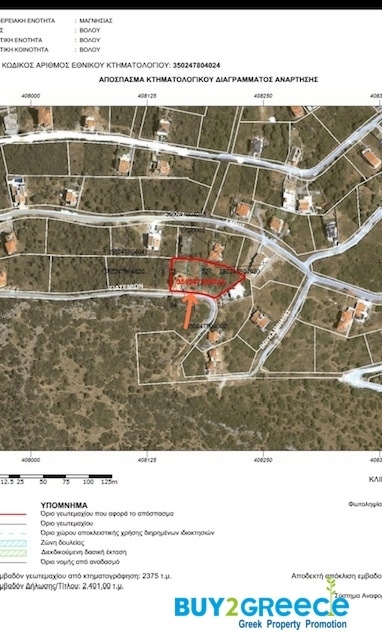 (For Sale) Land Plot || Magnisia/Volos - 591 Sq.m, 108.000€ ||| ID :1408332-5