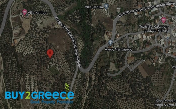 (For Sale) Land Plot || Rethymno/Arkadi - 3.788 Sq.m, 170.000€ ||| ID :1500019