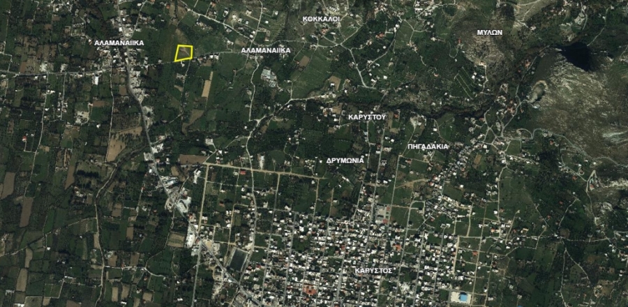 (For Sale) Land Agricultural Land  || Evoia/Karystos - 5.542 Sq.m, 100.000€ ||| ID :1571445