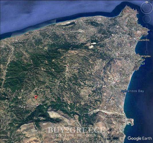 (For Sale) Land Agricultural Land  || Dodekanisa/Rhodes-Afantou - 2.800 Sq.m, 75.000€ ||| ID :607009-2