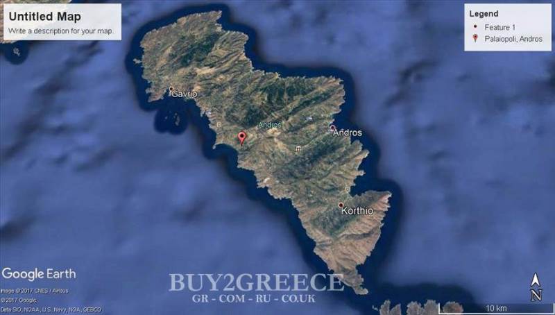 (For Sale) Land Plot || Cyclades/Andros-Hydrousa - 1.800 Sq.m, 90.000€ ||| ID :620965-6