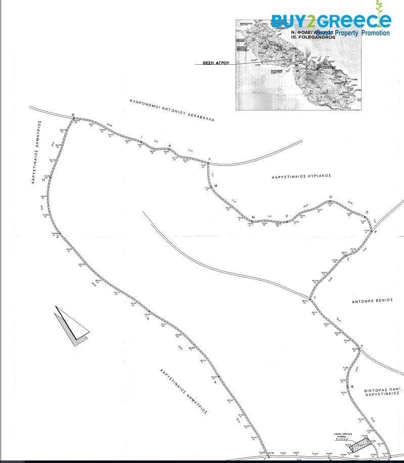 (For Sale) Land Plot out of City plans || Cyclades/Folegandros - 5.767 Sq.m, 60.000€ ||| ID :743496