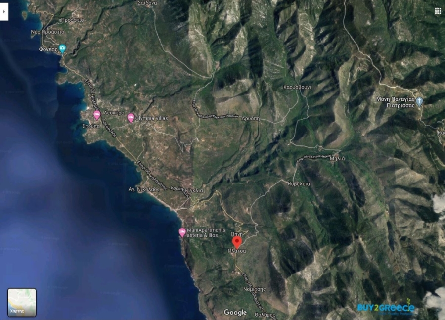 (For Sale) Land Plot || Messinia/Lefktro-Kardamyli - 1.762 Sq.m, 30.000€ ||| ID :926876-4